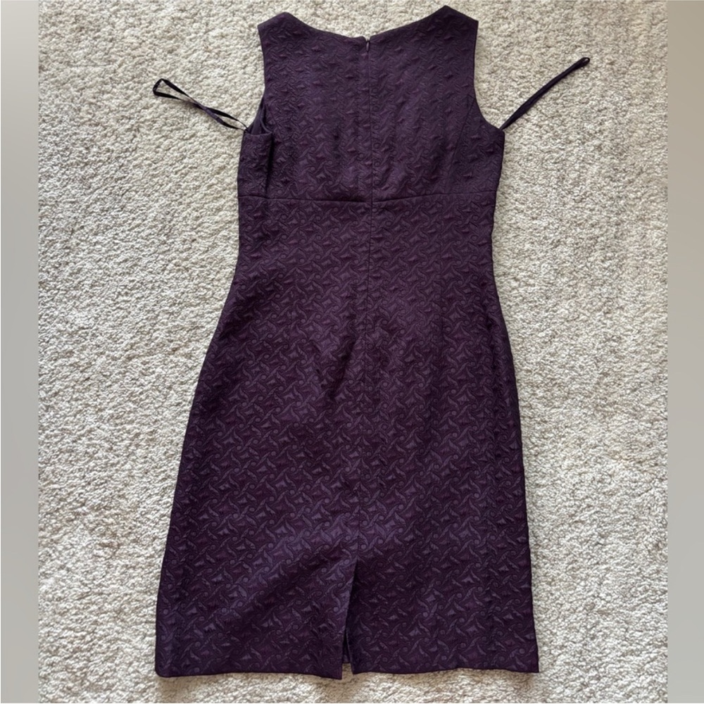 Tahari Deep Purple Embellished Gown - Picture 3 of 3